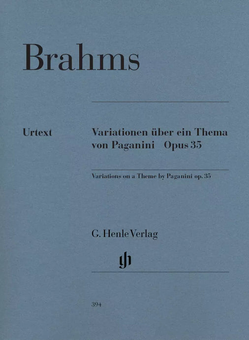 BRAHMS - PAGANINI-VARIATIONEN Op. 35