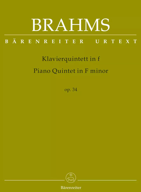 BRAHMS - PIANO QUINTET IN F MINOR Op.34