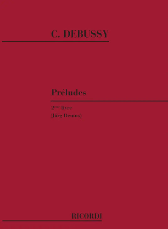 Debussy - Preludes - 2Eme Livre