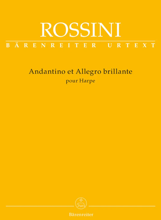 ROSSINI - ANDANTINO ET ALLEGRO BRILLANTE pour Harpe