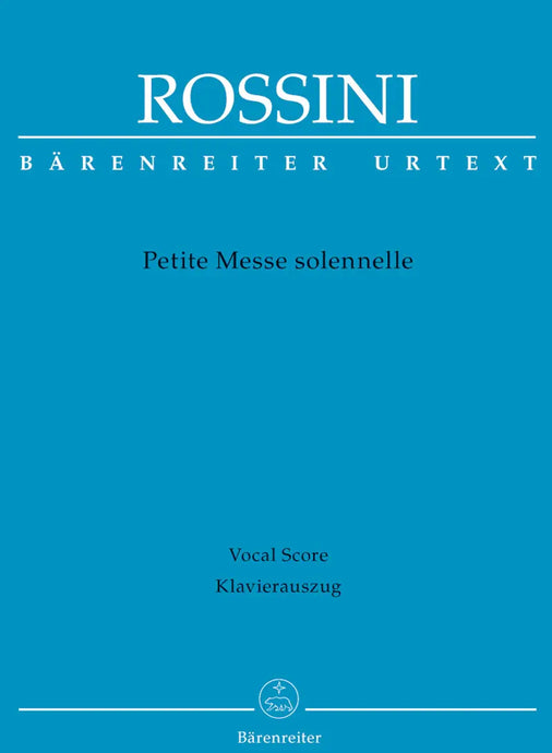 ROSSINI - PETITE MESSE SOLENNELLE Vocal Score