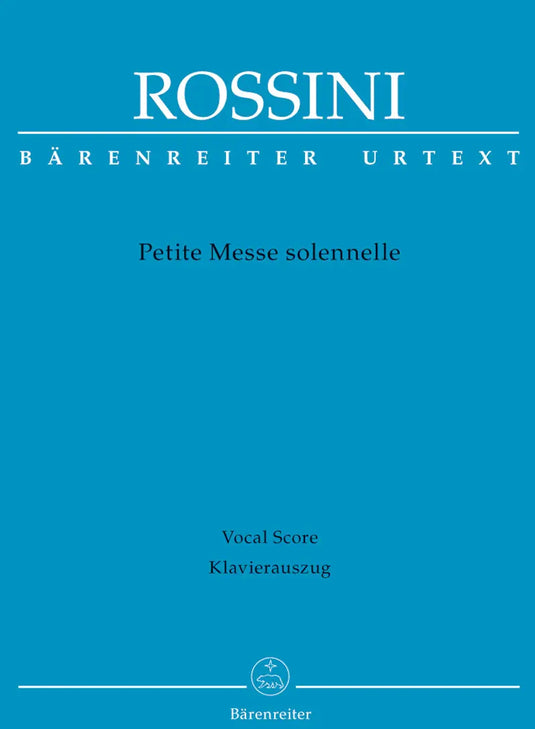 ROSSINI - PETITE MESSE SOLENNELLE Vocal Score