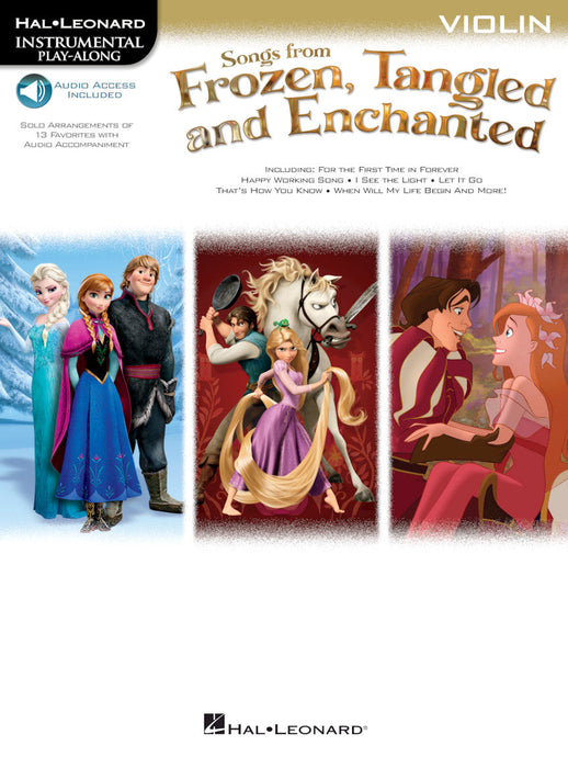SONGS FROM FROZEN - TANGLED AND ENCHANTED - VIOLINO
