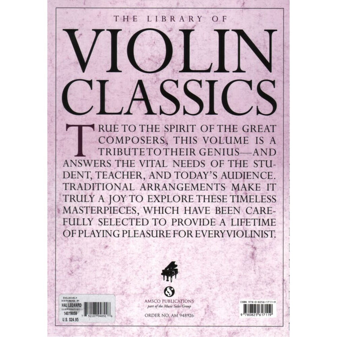 THE LIBRARY OF VIOLIN CLASSICS