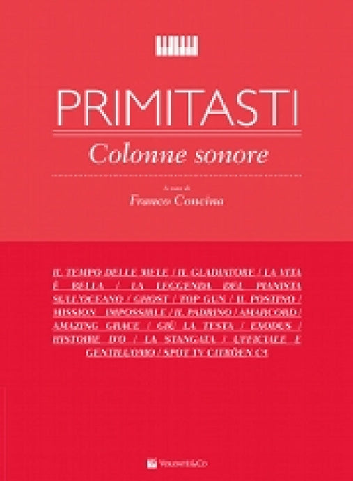 CONCINA - PRIMI TASTI COLONNE SONORE