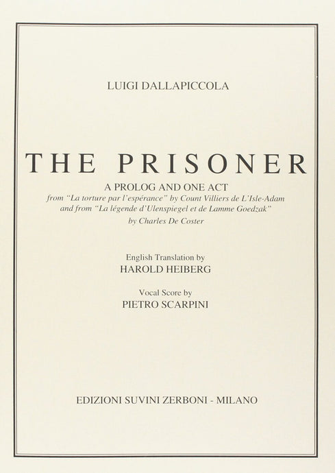 DALLAPICCOLA - THE PRISONER