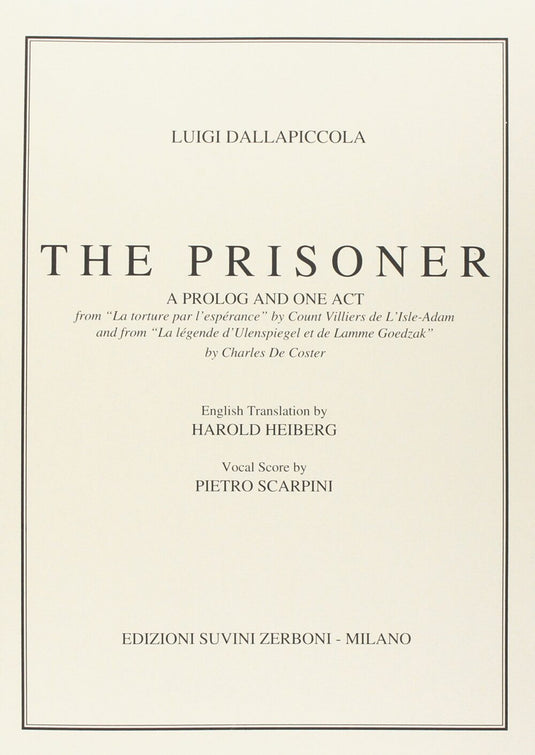 DALLAPICCOLA - THE PRISONER