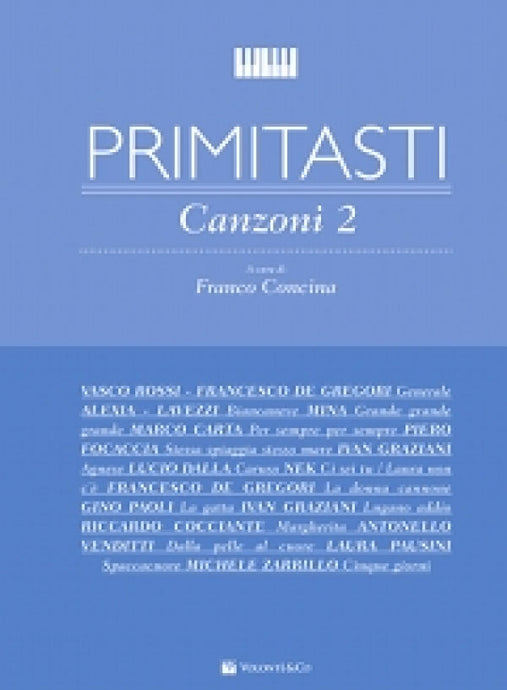 CONCINA - PRIMI TASTI CANZONI 2