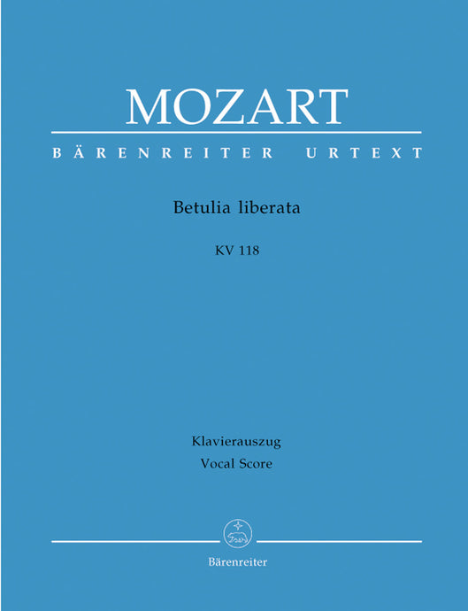 MOZART - BETULIA LIBERATA