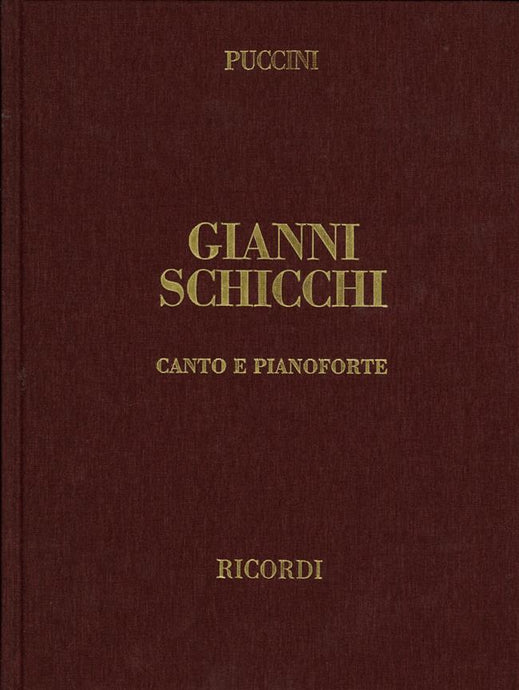 PUCCINI - GIANNI SCHICCHI - HARD COVER