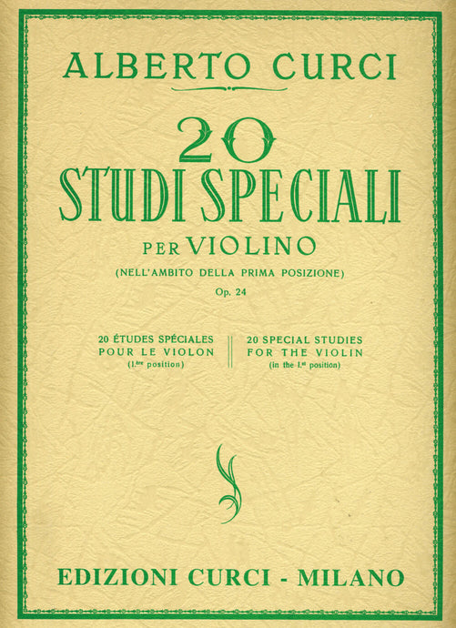 CURCI - 20 STUDI SPECIALI NELL'AMBITO DELLA PRIMA POSIZIONE - OP.24