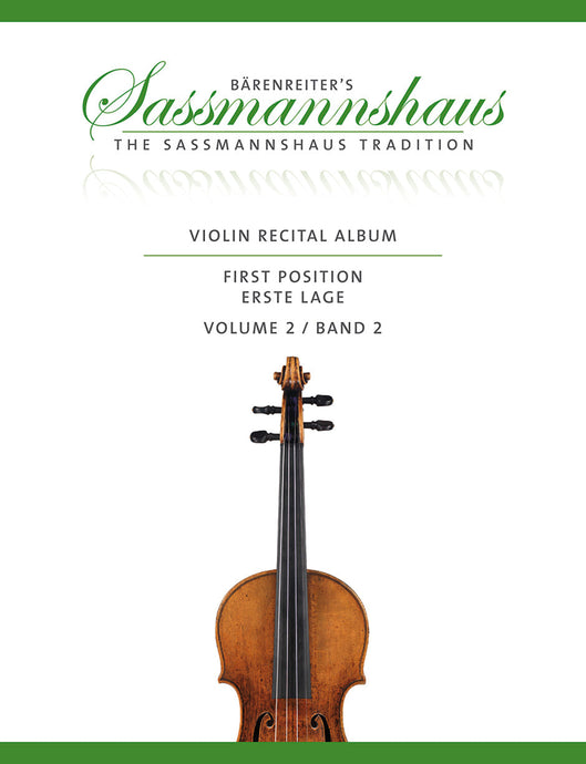 SASSMANNSHAUS - VIOLIN RECITAL ALBUM FIRST POSITION