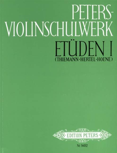 PETERS - VIOLINSCHULEWERK ETUDEN I