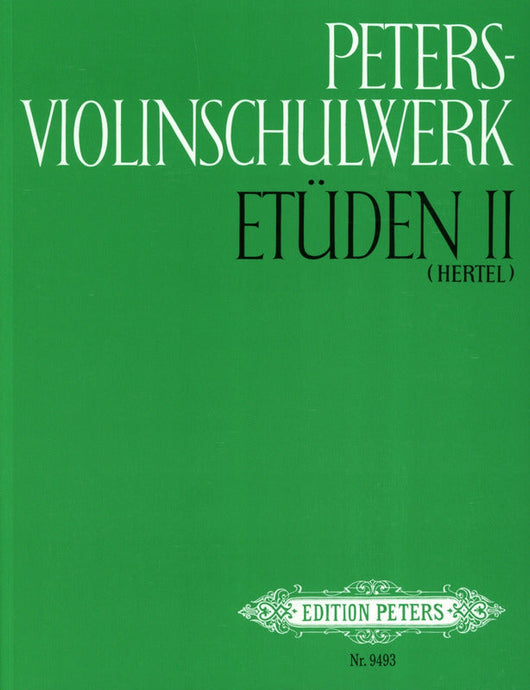 PETERS - VIOLINSCHULEWERK ETUDEN II