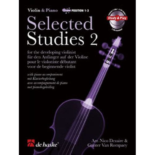 Selected Studies Vol.2 - Violin Position 1-3 - De Haske