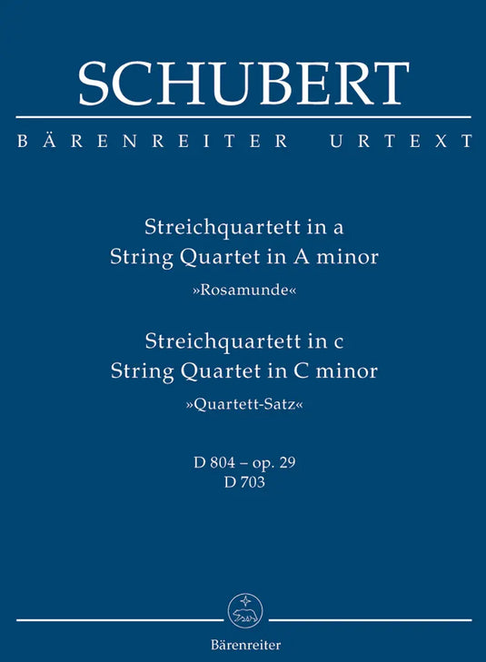 SCHUBERT - String Quartet A minor D 804 op. 29 