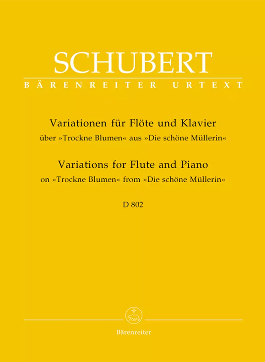 SCHUBERT - Variationen für Flöte und Klavier Op. post.160 D 802