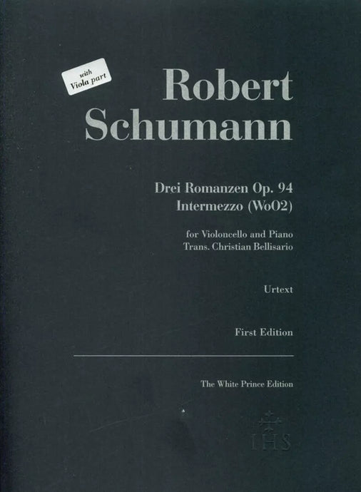 SCHUMANN - DREI ROMANZEN OP. 94 Violoncello and Piano