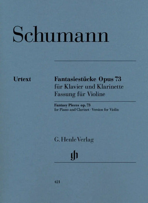 SCHUMANN - FANTASY PIECES OP.73 - VERSION FOR VIOLIN