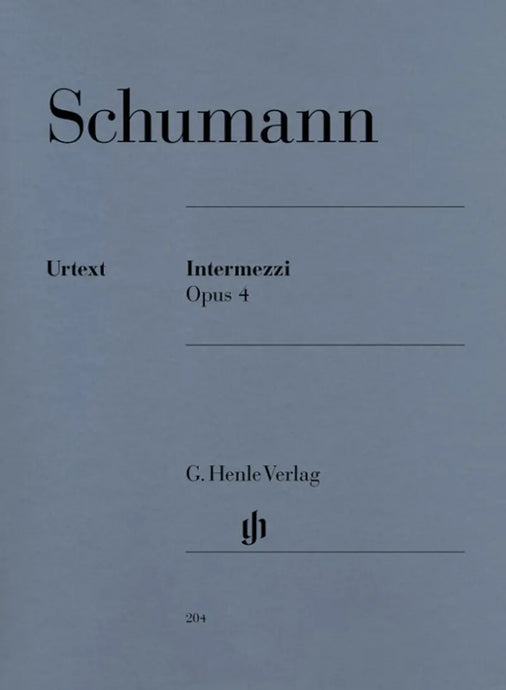 SCHUMANN - Intermezzi op. 4