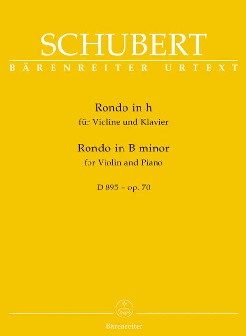 Schubert - Rondo for Violin and Piano in B minor op. 70 D 895