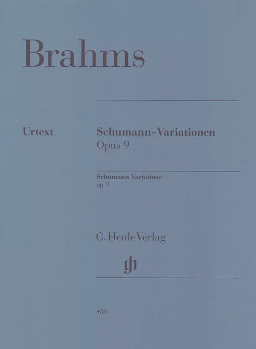 BRAHMS - SCHUMANN VARIATIONS OP. 9