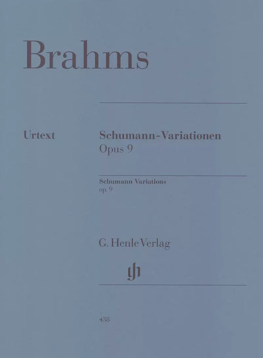 BRAHMS - SCHUMANN VARIATIONS OP. 9