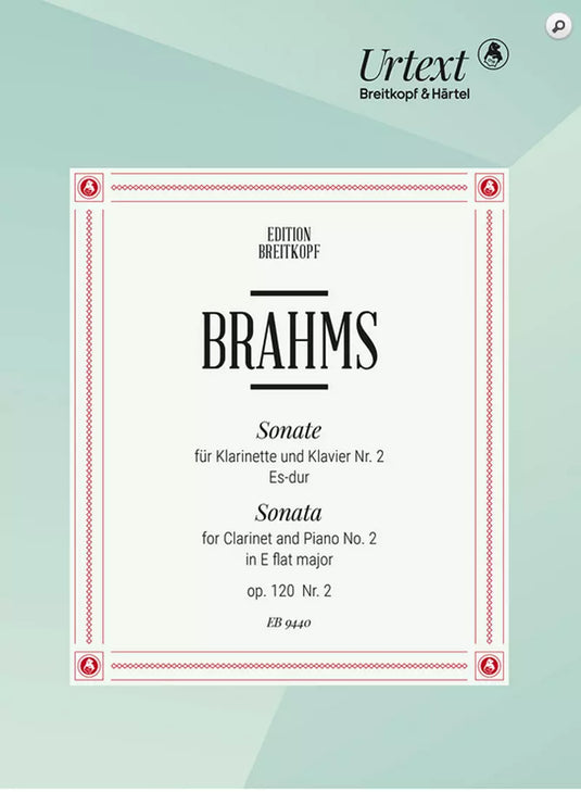 BRAHMS - Sonata No. 2 in E Flat Major Op. 120/2