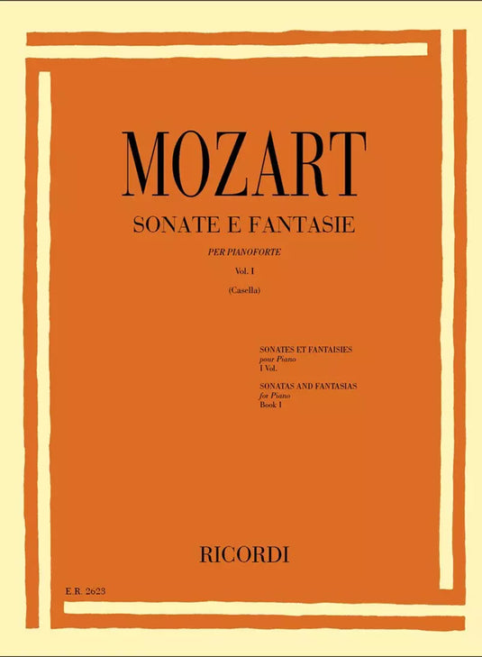 MOZART - SONATE E FANTASIE VOLUME I