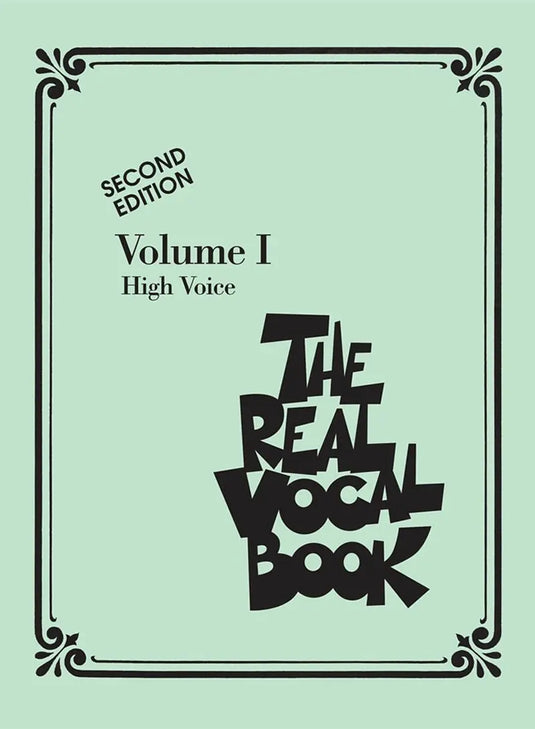 THE REAL VOCAL BOOK - VOLUME 1 - HIGH VOICE