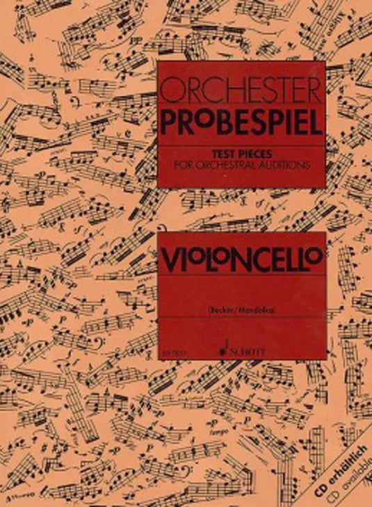 ORCHESTER PROBESPIEL Violoncello