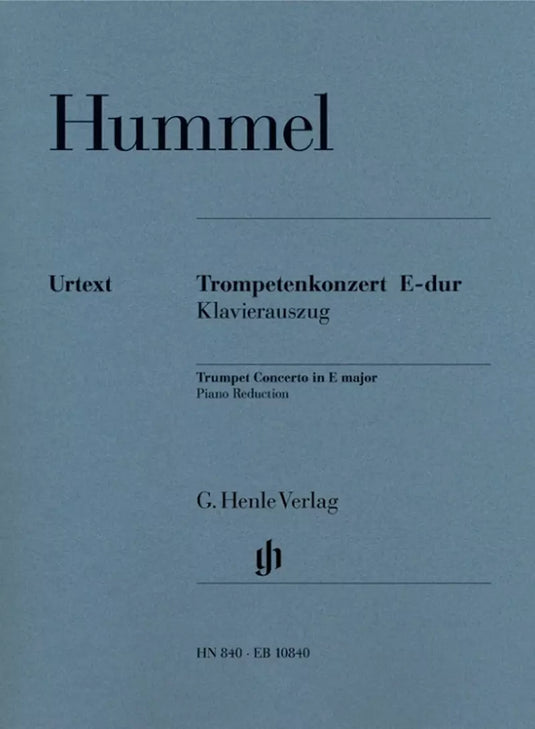 HUMMEL - TRUMPET CONCERTO IN E Major