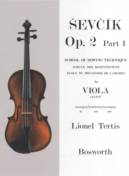 SEVCIK - Viola Studies: school of bowing technique Op.2 Part 1