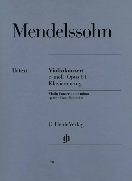 MENDELSSOHN - VIOLIN CONCERTO E MINOR OP. 64
