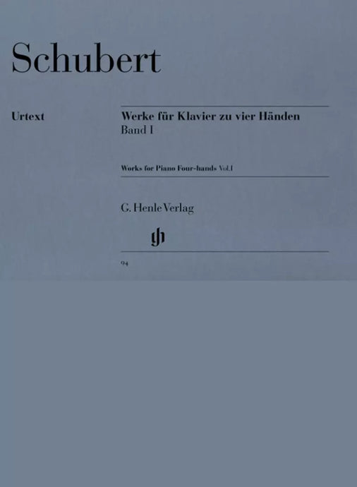 SCHUBERT - WORKS FOR PIANO FOUR-HANDS VOLUME 1
