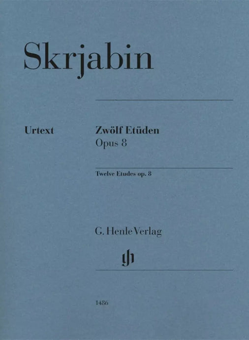SKRJABIN - TWELVE ETUDES OP. 8