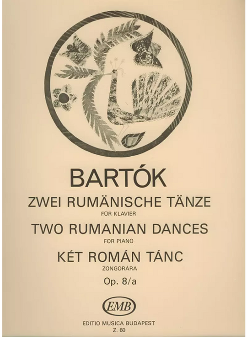BARTOK - TWO ROMANIAN DANCES OP.8a