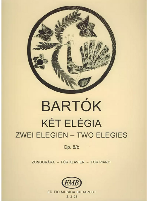 BARTOK - TWO ELEGIES OP.8b