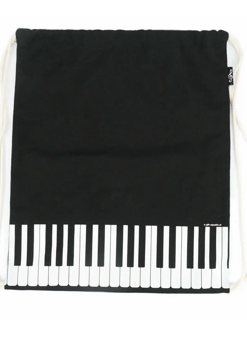 Drawstring bag keys black