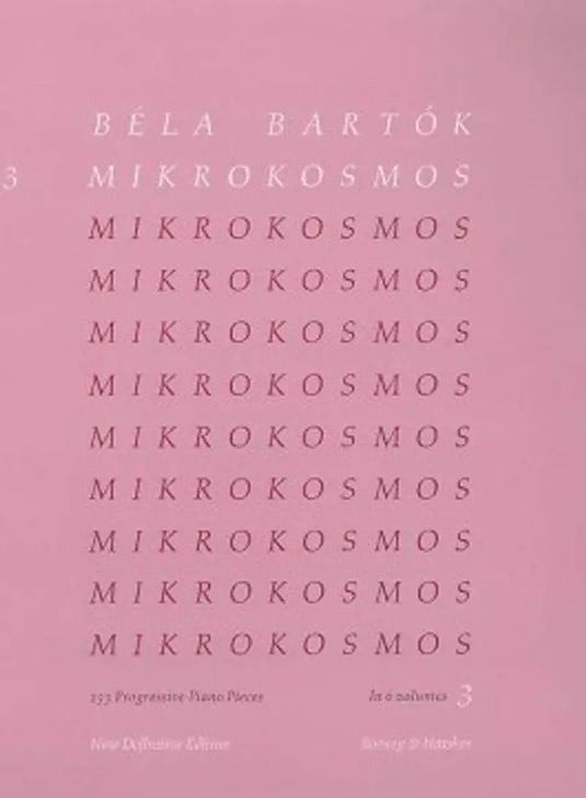 BARTOK - MIKROKOSMOS VOL. 3