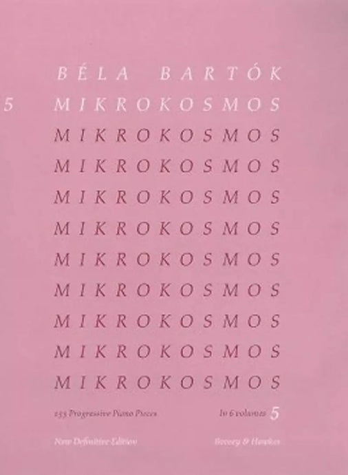 BARTOK - MIKROKOSMOS VOL. 5