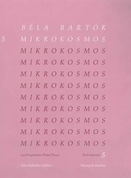 BARTOK - MIKROKOSMOS VOL. 5