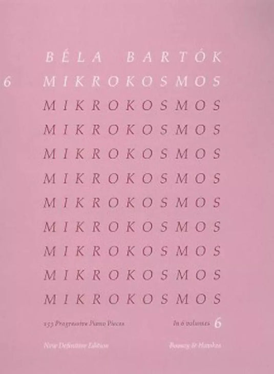 BARTOK - MIKROKOSMOS VOL. 6
