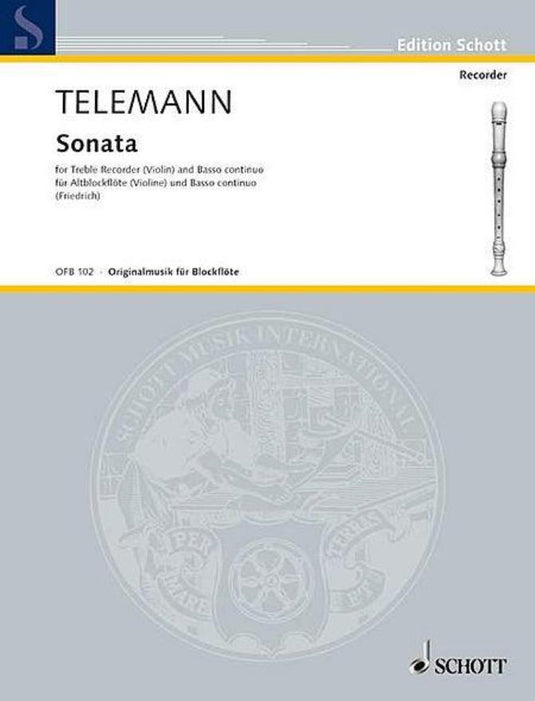 TELEMANN - Sonata A minor Fl. Dolce