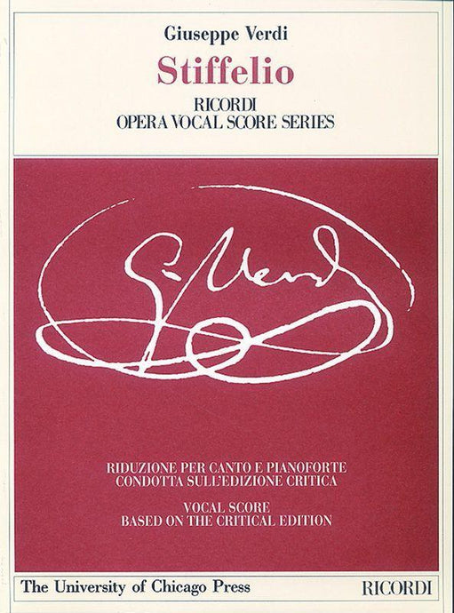 VERDI - STIFFELIO (Edizione Critica) - RICORDI