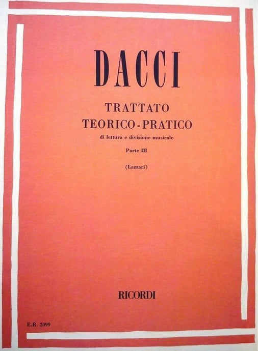 DACCI - TRATTATO TEORICO-PRATICO PARTE 3