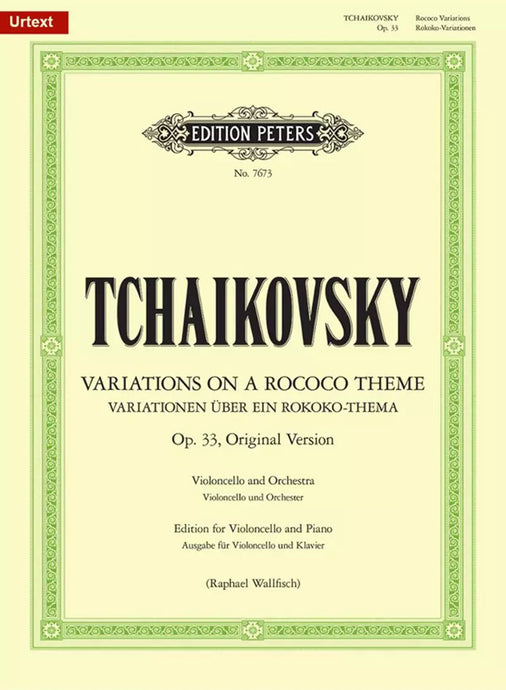 TCHAIKOVSKY - Variation On a Rococo Theme Opus 33
