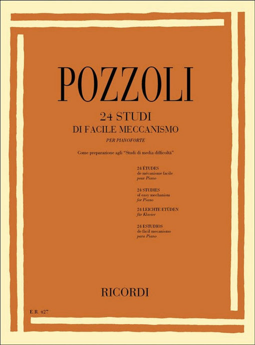 POZZOLI - 24 STUDI DI FACILE MECCANISMO