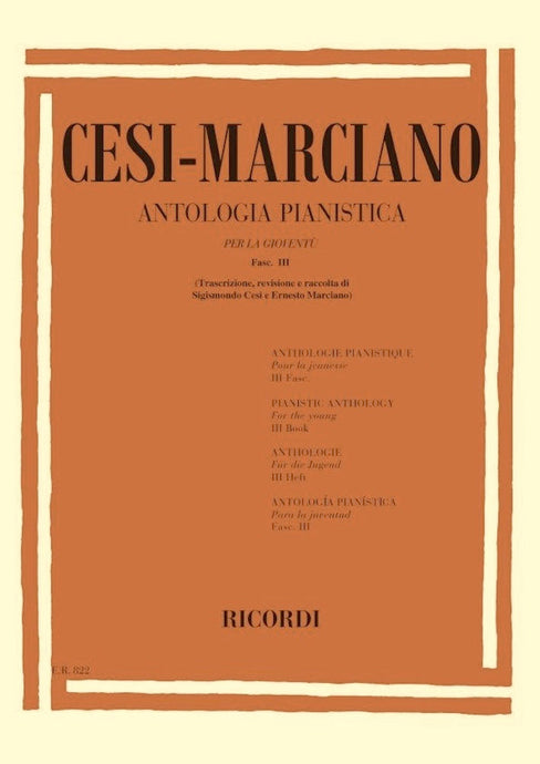 CESI-MARCIANO - ANTOLOGIA PIANISTICA FASC. III