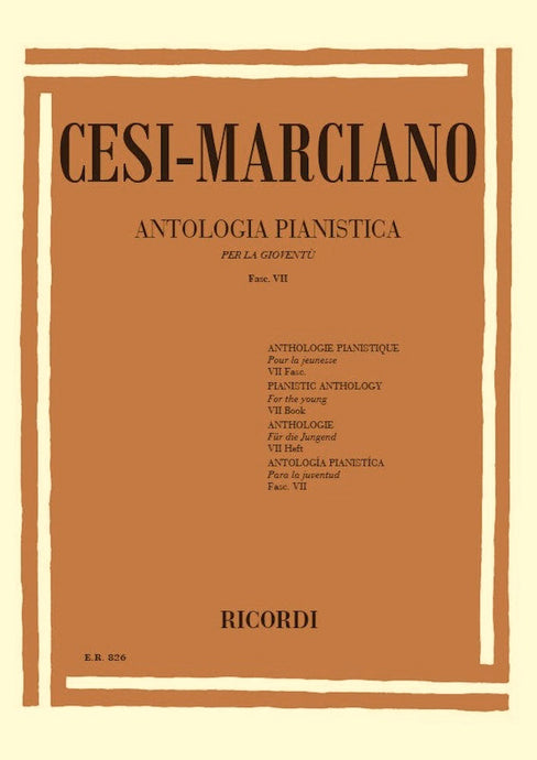 CESI-MARCIANO - ANTOLOGIA PIANISTICA FASC. VII